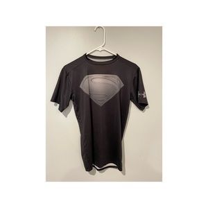 Under Armour Mens Black Superman Athletic Shirt